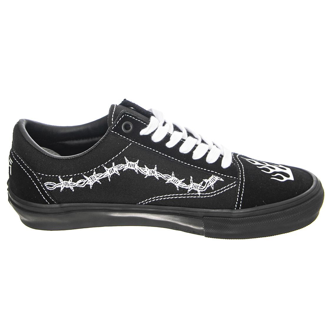 MN Skate Old Skool Elbe Black / White - Scarpe Stringate Profilo Basso Uomo Nere VN0A5FCBB8C1  VANS 
