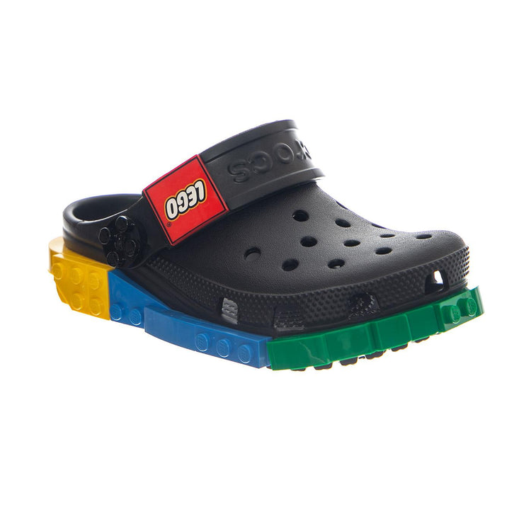 4LW SYSTEM CLOG K BLACK - Sandali Bambini Neri / Multicolore (Collaborazione Crocs) CR.211874 BLK CROCS 