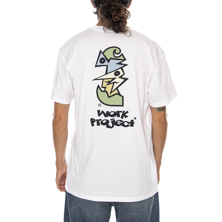 S/S CUBIST T-SHIRT WHITE - Maglietta Girocollo Uomo Bianca I036896 02XX CARHARTT WIP 
