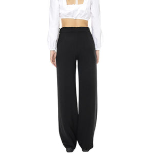W' Pantalone Black - Pantaloni Donna Neri 311SD25060-S3000  ALESSIA SANTI 