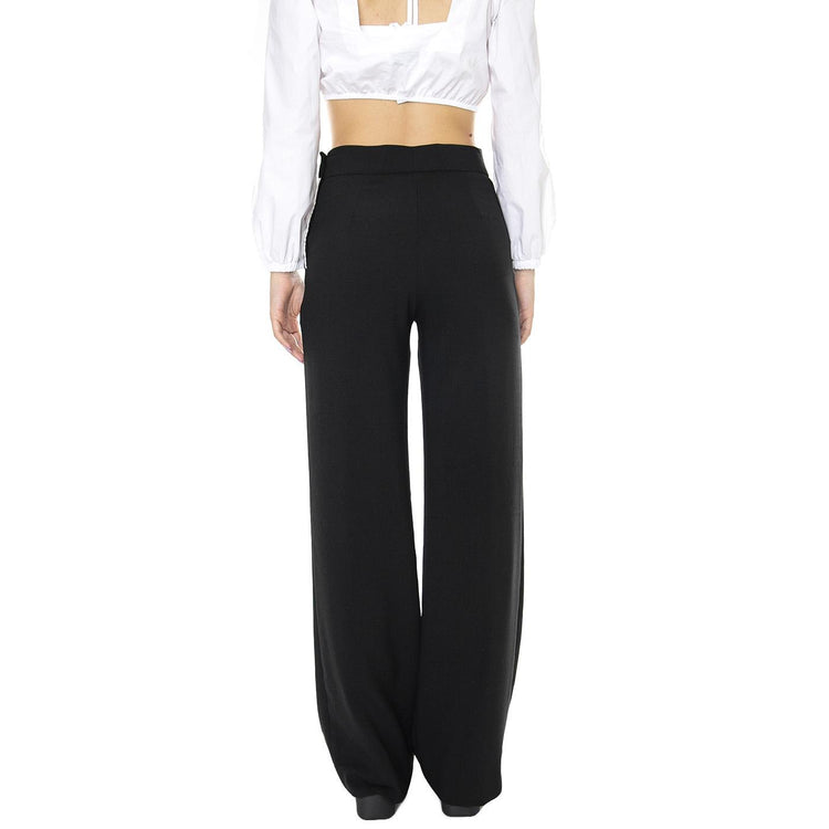 W' Pantalone Black - Pantaloni Donna Neri 311SD25060-S3000  ALESSIA SANTI 