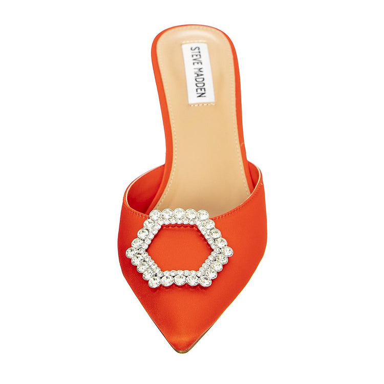 Luxe City Red Satin - Sandali Donna Arancioni SMSLUXE CITY-RED . STEVE MADDEN 