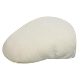 504 Kangol Cap White - Flatcap Weiß ACCESSOIRES KANGOL