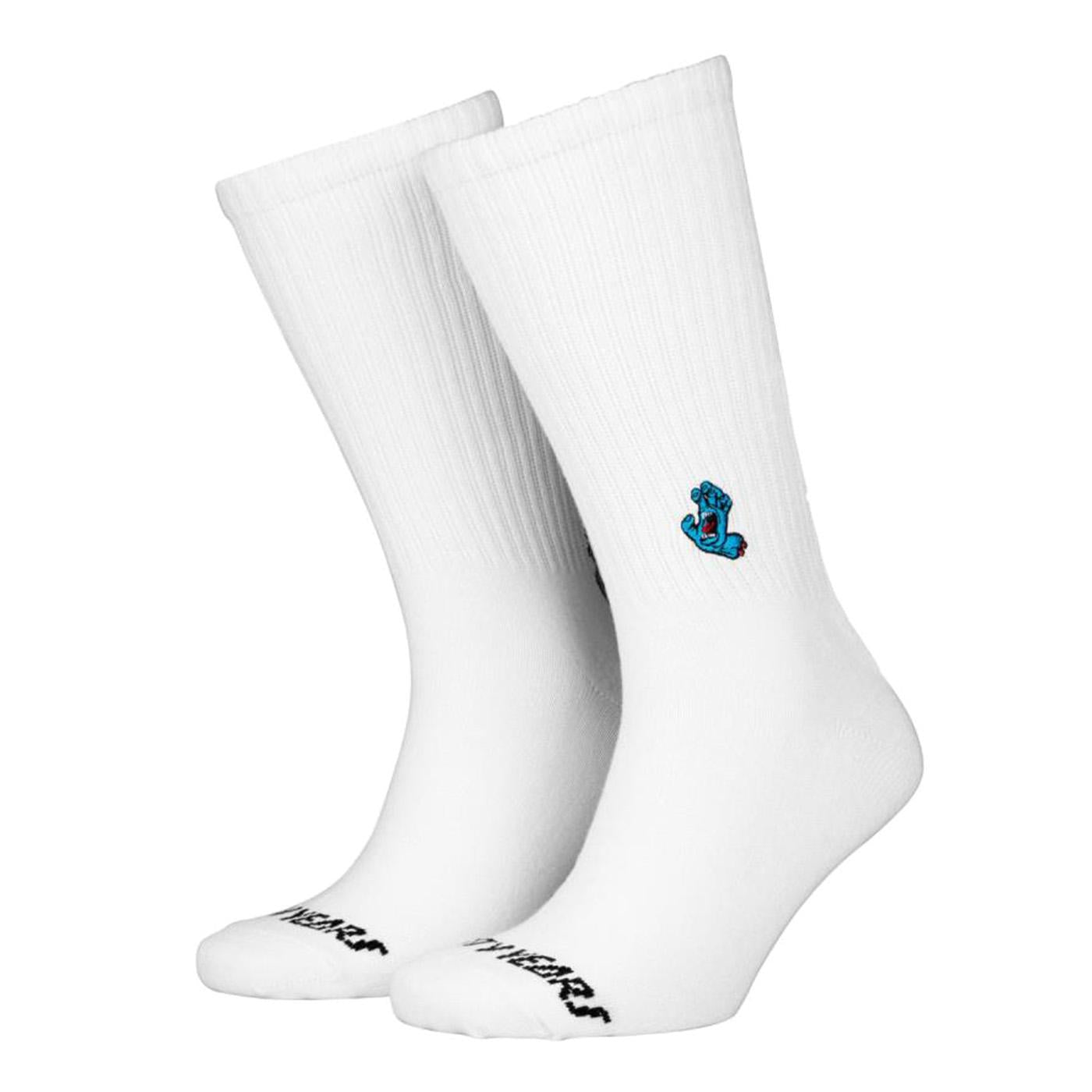 Screamig 50 White Socks - Calzini Bianchi SCA-SCK-0456  SANTA CRUZ 