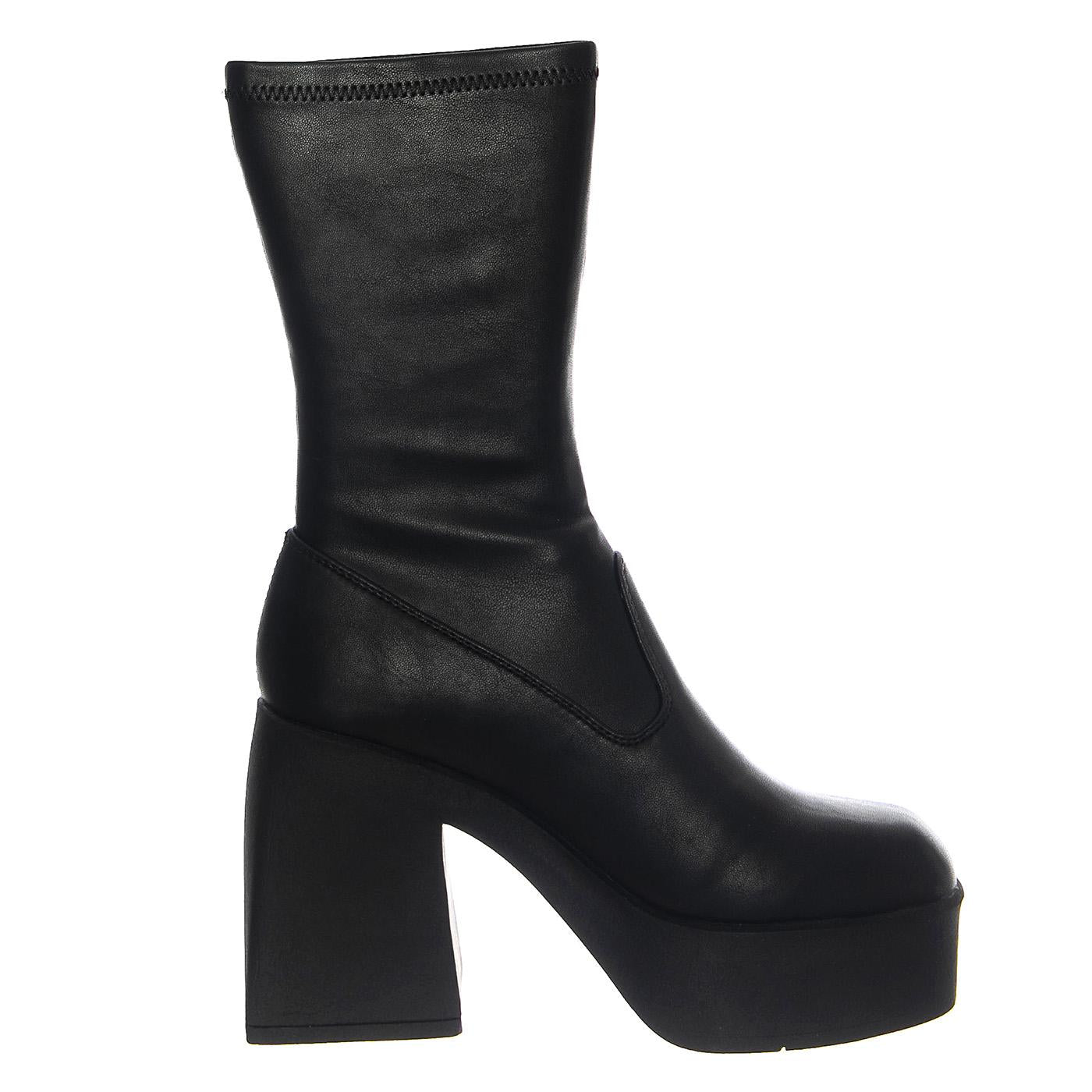 Baddest Black Stretch PU - Stivali Donna Neri WSSBADDEST-BLK  WINDSOR SMITH 