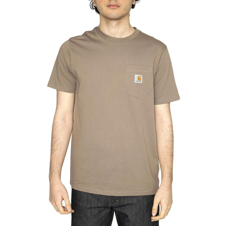 S/S Pocket T-Shirt Branch - Maglietta Girocollo Uomo Marrone I030434.1YJXX  CARHARTT WIP 