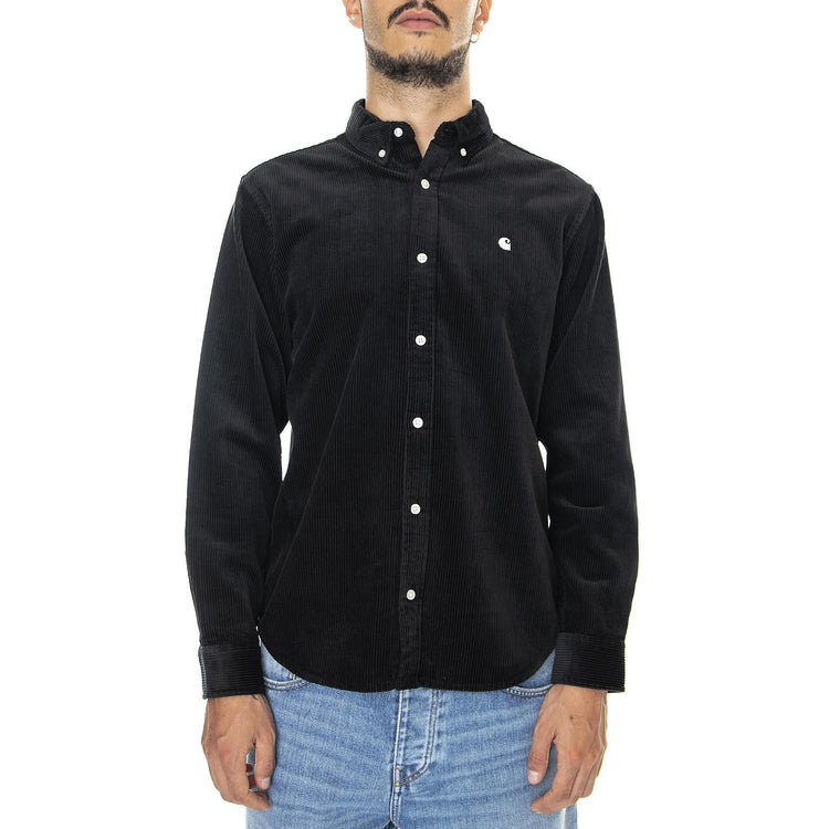 Mens Madison Cord Black / Wax Shirt I029958.K02.XX.03  CARHARTT WIP 
