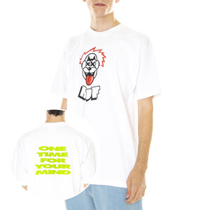 M' S/S Party Wolf Tee White - Maglietta Girocollo Uomo Bianca TS01965-WHITE  HUF 