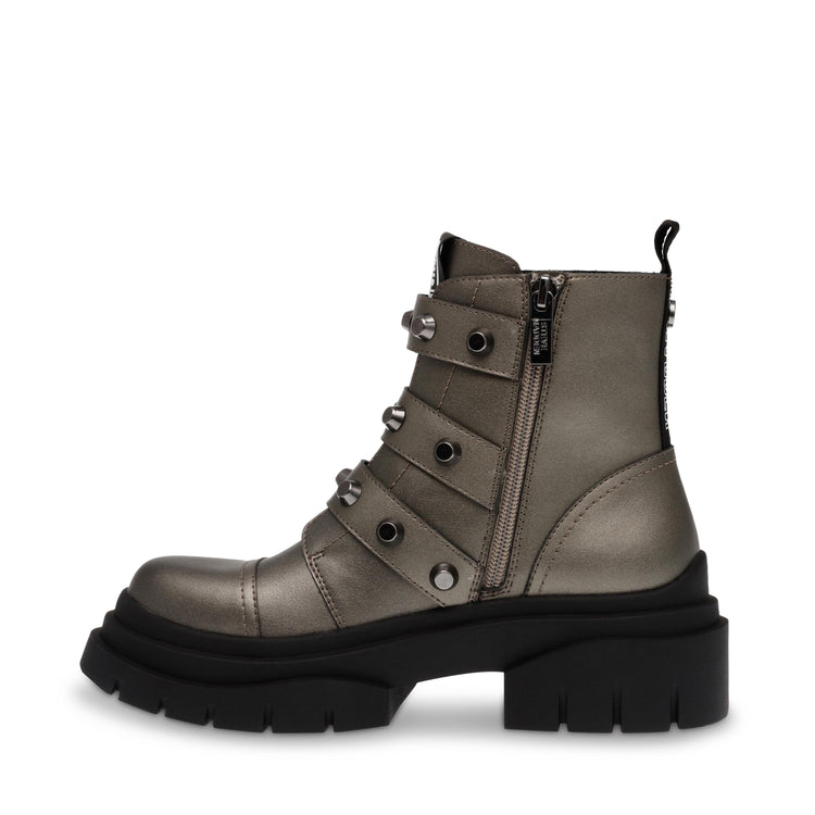 High-Level Pewter Leather - Stivali Donna Grigi SMSHIGH-LEVEL-617  STEVE MADDEN 