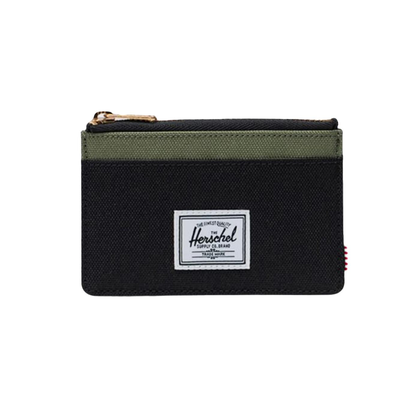 Herschel Oscar Cardholder - Poratacarte Nero con Zip 30094 06427 HERSCHEL 