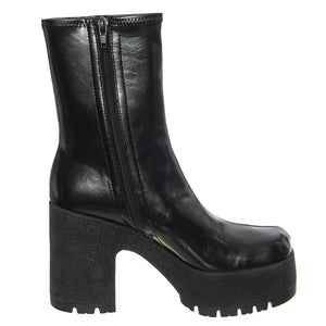 W' Refresh-L Black PU - Stivali Donna Neri JCSJCD-067-4-04-BLA  JEFFREY CAMPBELL 