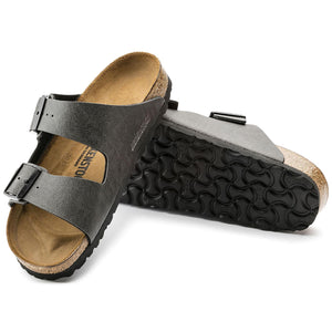 Arizona Birko-Flor Sandals - Pull Up Anthracite - Sandali Donna Grigi - Calzata Normale 1000127  BIRKENSTOCK 