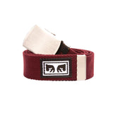 Big Boy Web Belt Burgundy - OBEY Herrengürtel, mehrfarbig/burgunderrot