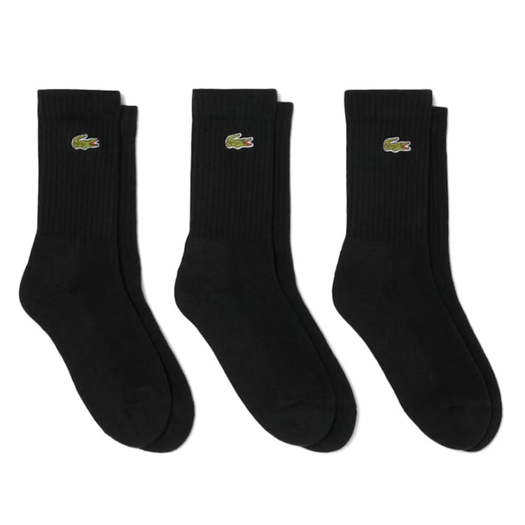 Calze - Set da Tre Paia di Calzini Neri con Logo Lacoste RA4182 8VM LACOSTE 