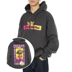 Angel Energy Hoodie Anthracite - Felpa Uomo Grigia DMF248534  DEUS EX MACHINA 