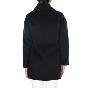 Cappotto Donna Nero Diamante Black Jacket 321SD35021-S3000  ALESSIA SANTI 