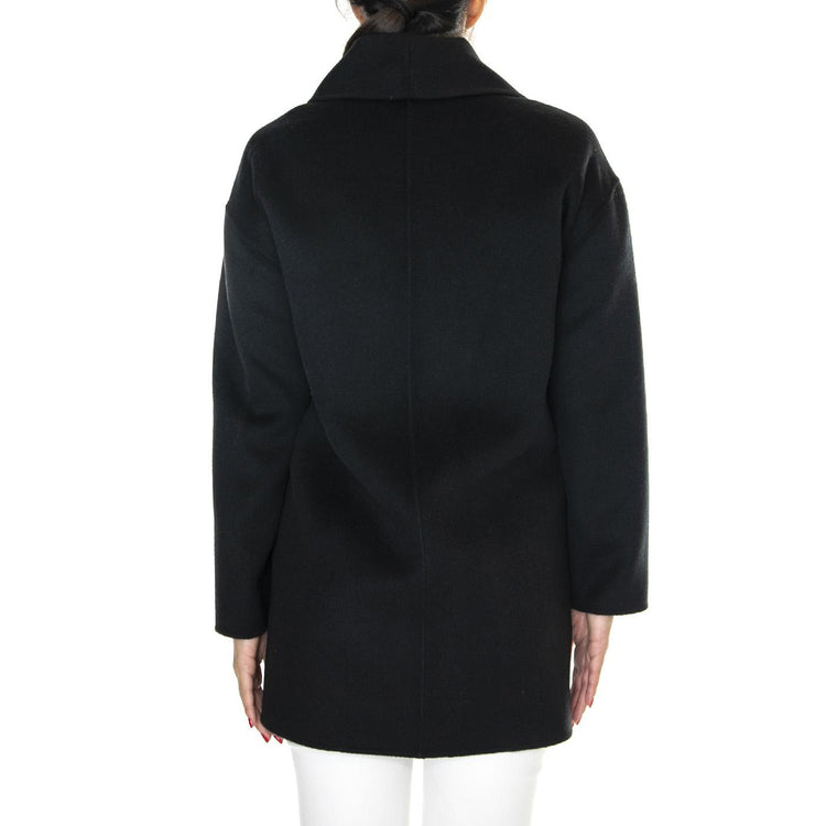 Cappotto Donna Nero Diamante Black Jacket 321SD35021-S3000  ALESSIA SANTI 