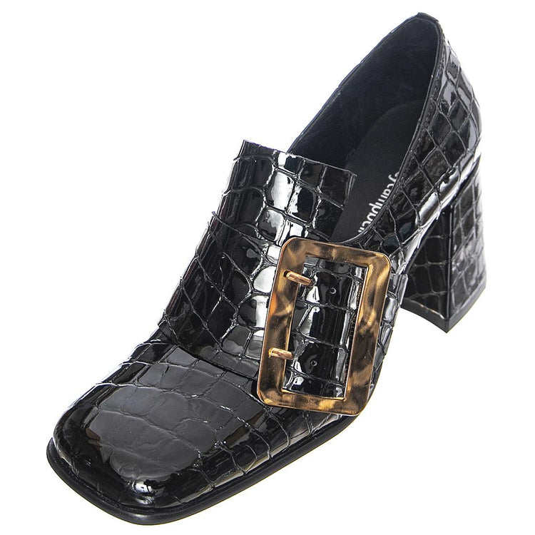 Faithful - Mocassini Donna Croco Neri JCSR196E10-BLA  JEFFREY CAMPBELL 