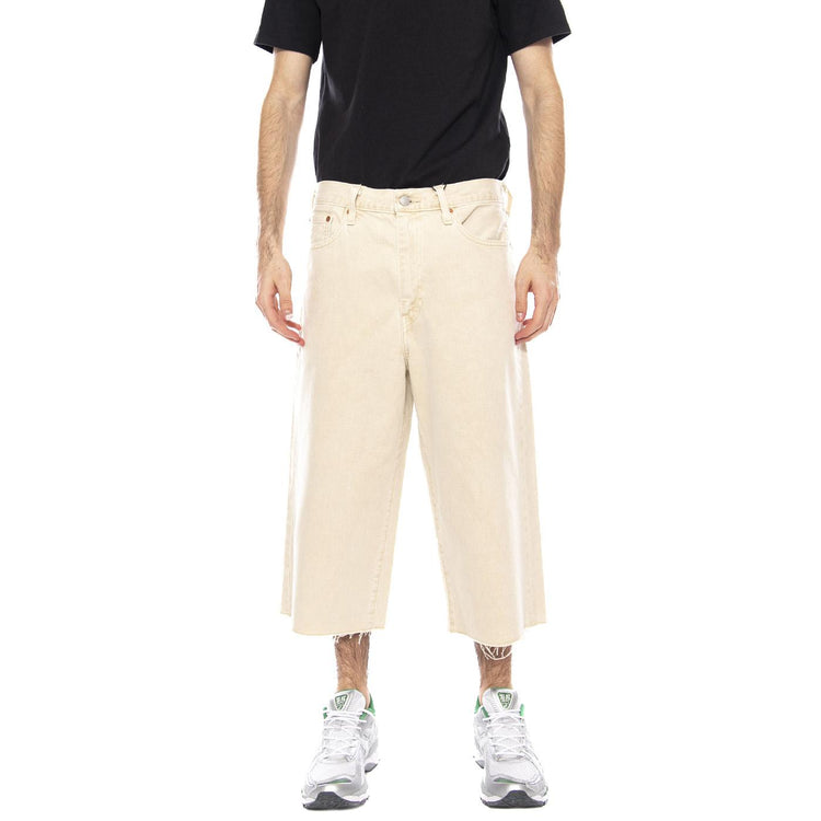 478 Baggy Capri - Ecru Goods White - Pantaloni Uomo Crema 004A8-0002 . LEVIS 