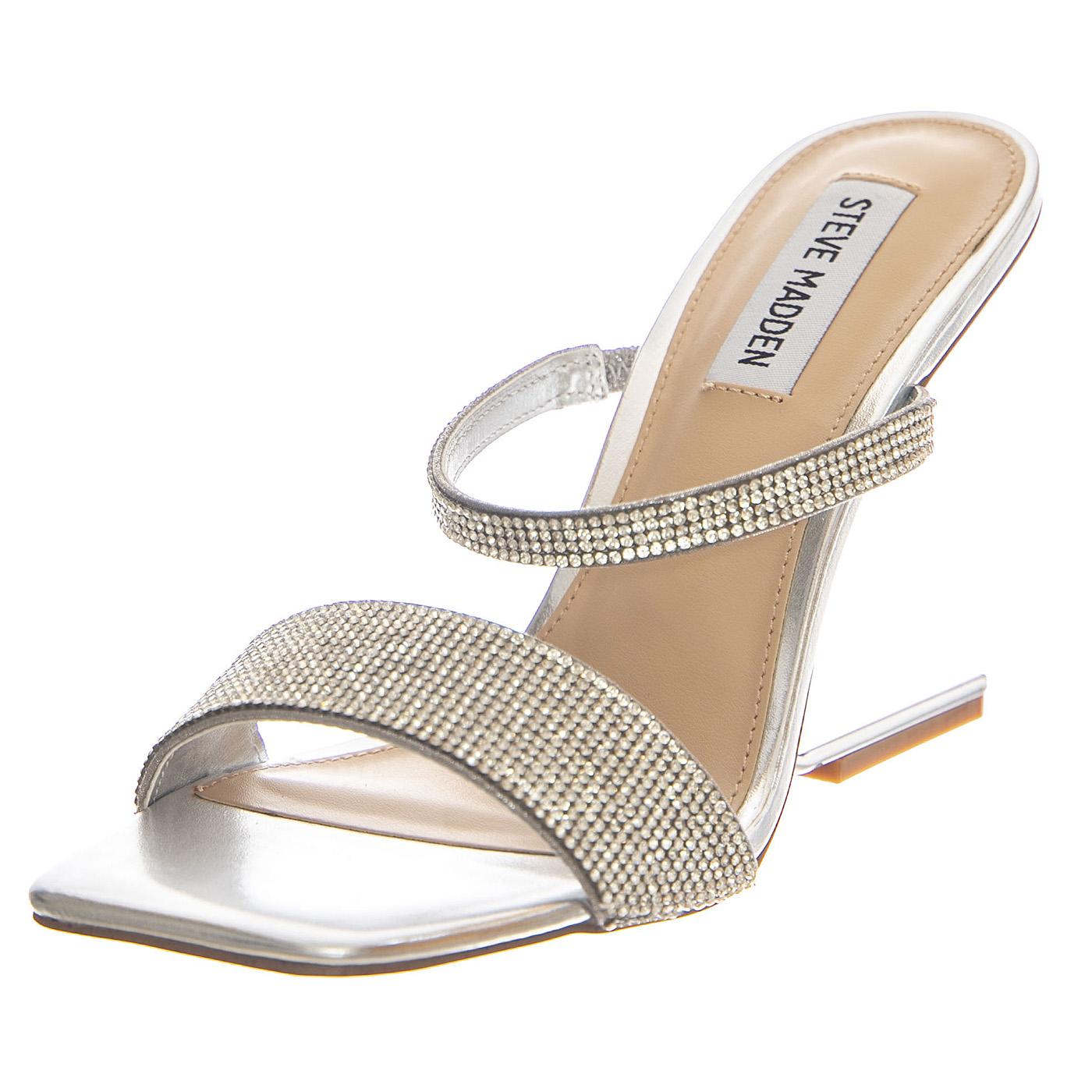 Lotus R Crystal - Sandali Donna Argento SMLOTUS-R  STEVE MADDEN 
