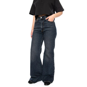 RIBCAGE BELL ROMANTIC STORY - Pantaloni Denim Jeans Donna Blu A7503 0019 LEVIS 