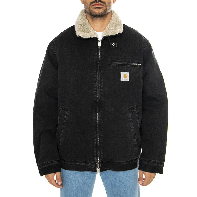 Herald Jacket Black / Wall stone washed - Giacca Uomo Nera I033765.2JQ06  CARHARTT WIP 