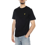 PLAIN T-SHIRT JET BLACK - Rundhals-T-Shirt Herren Schwarz Herren LYLE & SCOTT