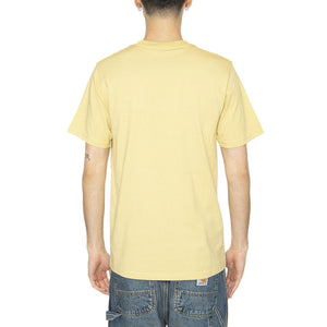 S/S Pocket T-Shirt Air Yellow - Maglietta Girocollo Uomo Gialla I030434.TMXX  CARHARTT WIP 