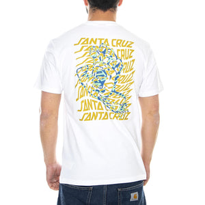  Vortex Hand T-Shirt White  SANTA CRUZ 