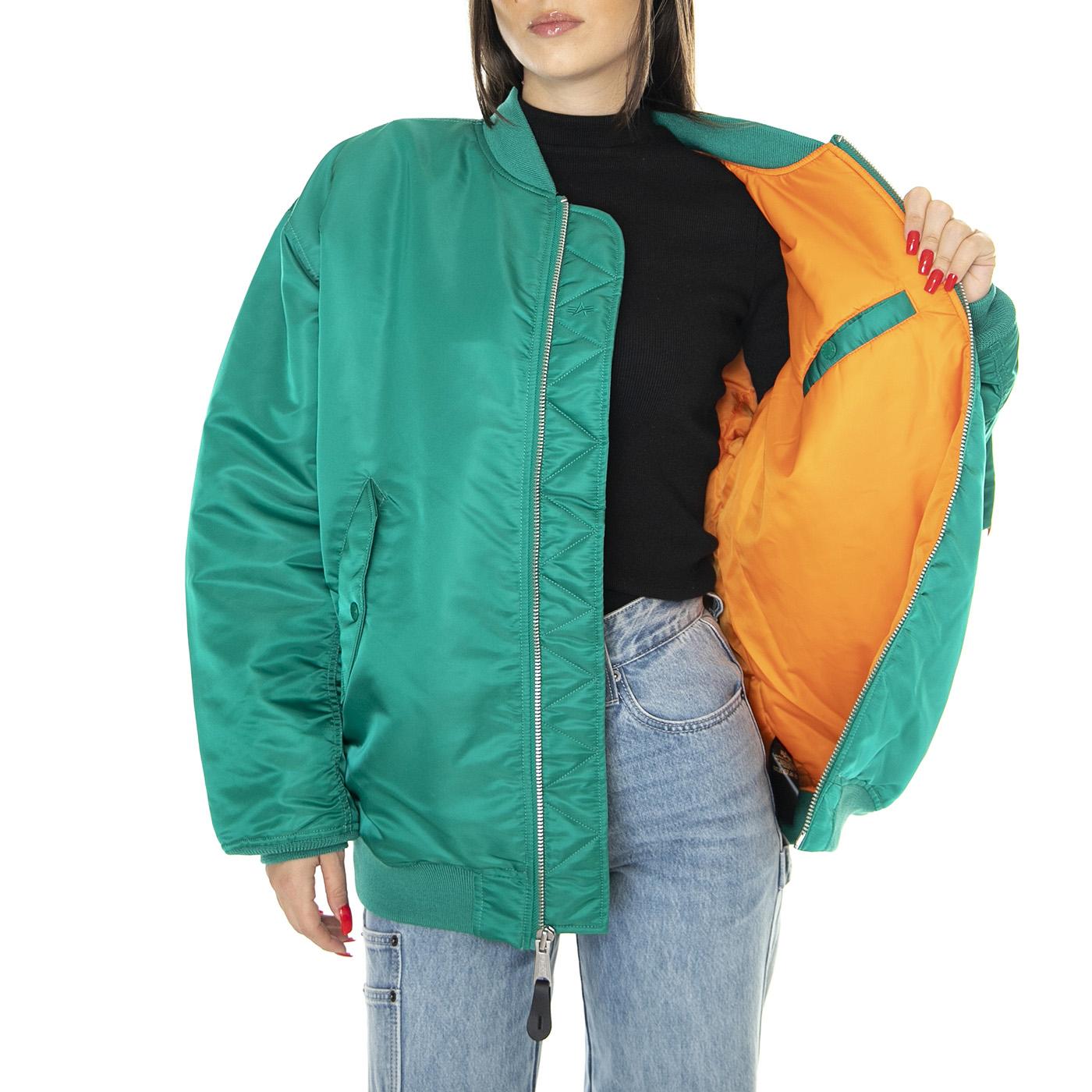 MA-1 Core Wmn Jungle Green - Giacca Donna Verde 108010-668  ALPHA INDUSTRIES 