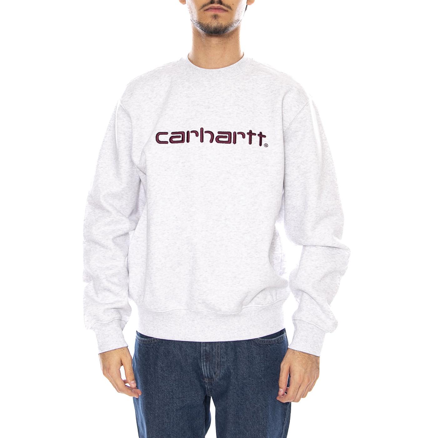 Carhartt Sweat Ash Heather / Rondo - felpa Girocollo Uomo Grigia I030546.38HXX  CARHARTT WIP 