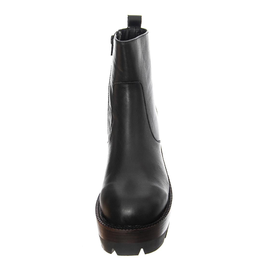 Womens Quavo Crinkle Black Ankle Boots JCS36JC120-BLKL  JEFFREY CAMPBELL 