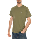 ESSENTIAL SPORTS TEE BURNT OLIVE - Herren-T-Shirt Rundhals Grün Herren BARBOUR