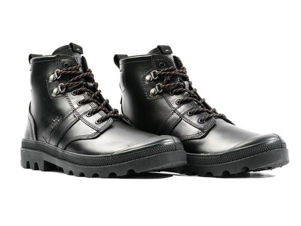 Pallabrousse Tact Lth Black - Scarpe Stringate Profilo Alto Uomo Nere PAS08837-008-M  PALLADIUM 