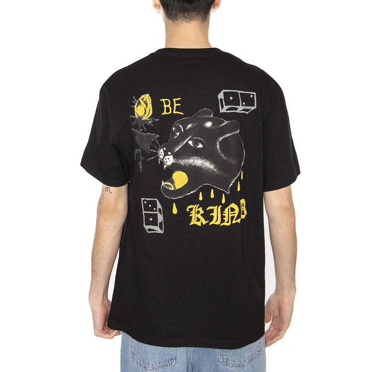 Be Kind S/S STT Black - Maglietta Girocollo Uomo Nera 17143-BLACK  BRIXTON 