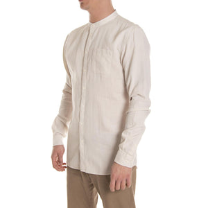 ALEC L/S SHIRT BLACK LINE OISTER GRAY 141190113-018  MINIMUM 