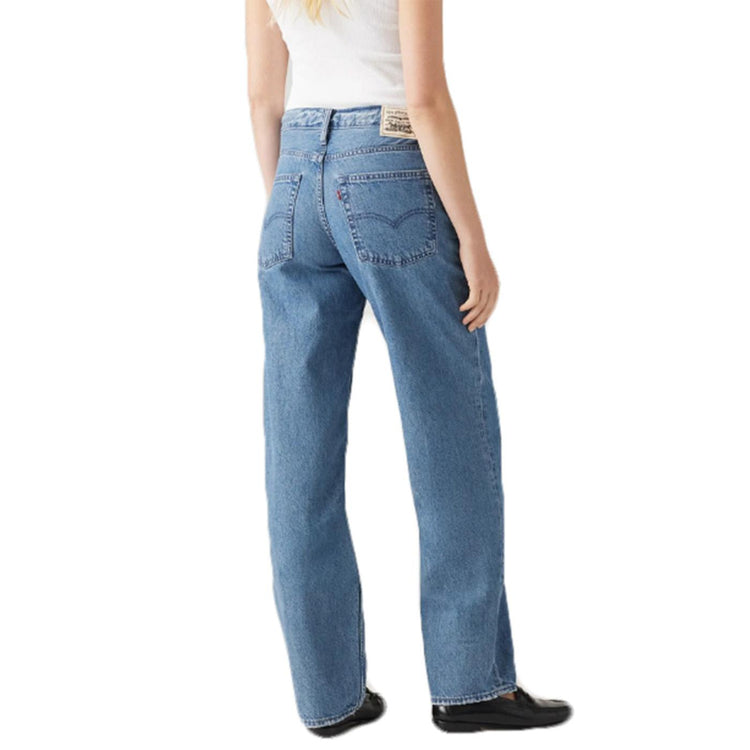 Wellthread Baggy Dada Garden Stone Light Indigo Worn In - Pantaloni Denim Jeans Donna Blu A3028-0007  LEVIS 