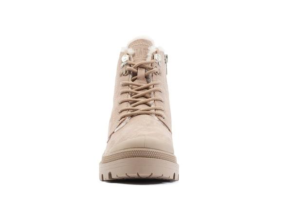 Pallabase Nbk Zip Wl Miss Dune - Scarpe Stringate Profilo Alto Donna Beige PAS98867-211-M  PALLADIUM 