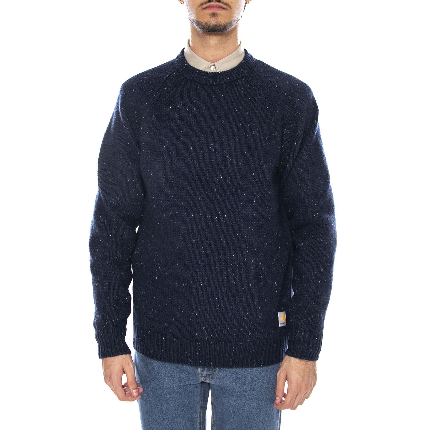 Anglistic Sweater Speckled Jupiter - Maglione Girocollo Uomo Blu I010977.3ATXX  CARHARTT WIP 