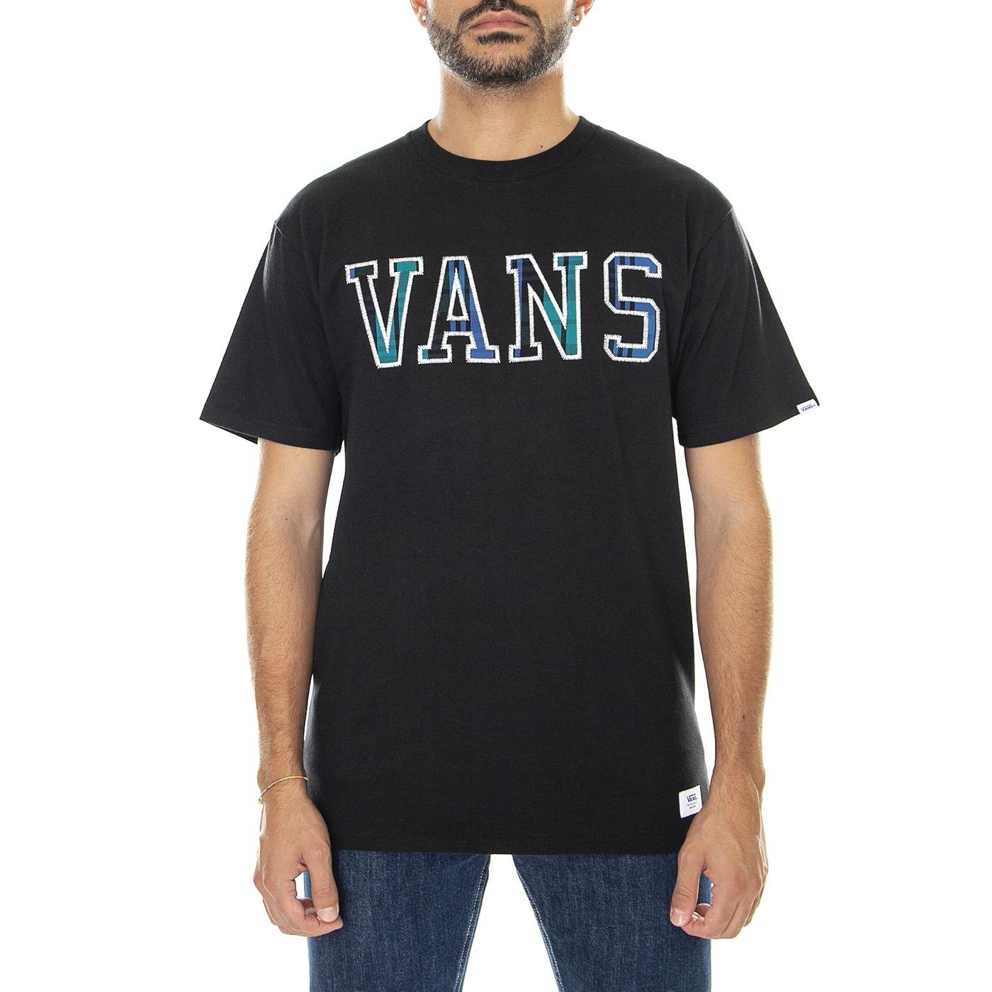 Anaheim SS Tee Black - Maglietta Girocollo Uomo Nera VN0A7S5XBLK1  VANS 