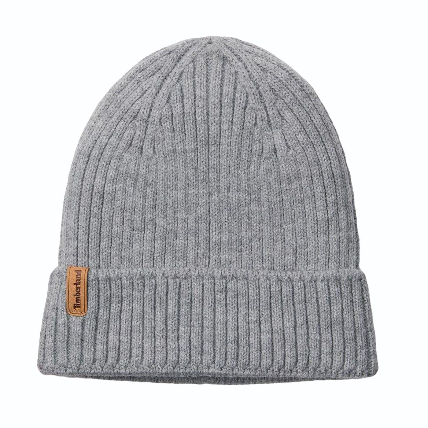 Rib Knit Beanie -- Berretto Uomo/Donna Grigio TB0A665 20521 TIMBERLAND 