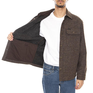 Overshirt Brwon Jaspe - Giacca Sovracanicia Uomo Marrone 112371313  LEE 