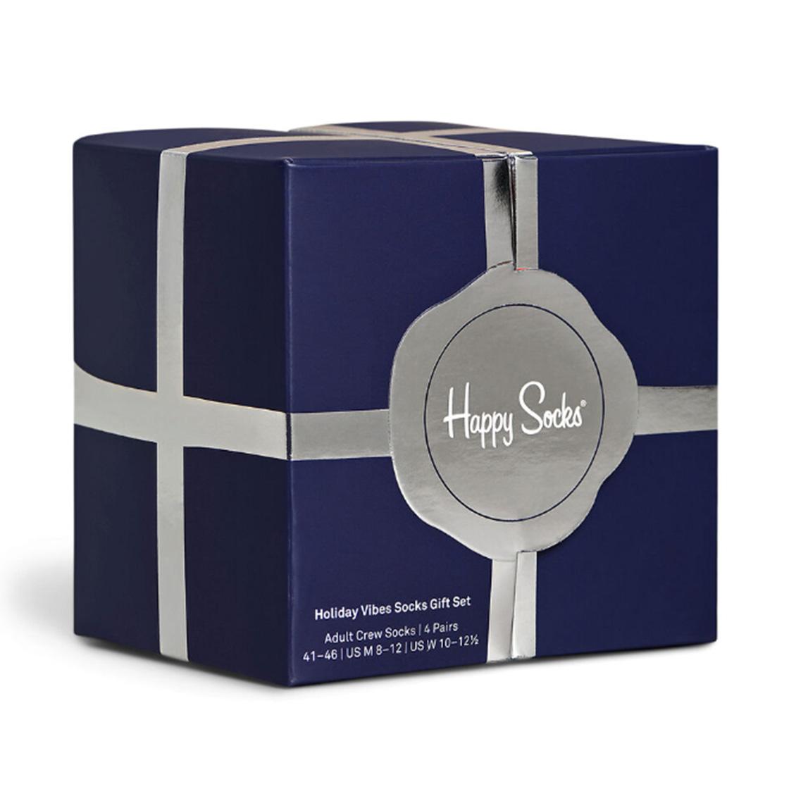 4-Pack Holiday Vibes Gift Set 4300 - Set da 4 Paia di Calzini Multicolore XHBG09-4300  HAPPY SOCKS 