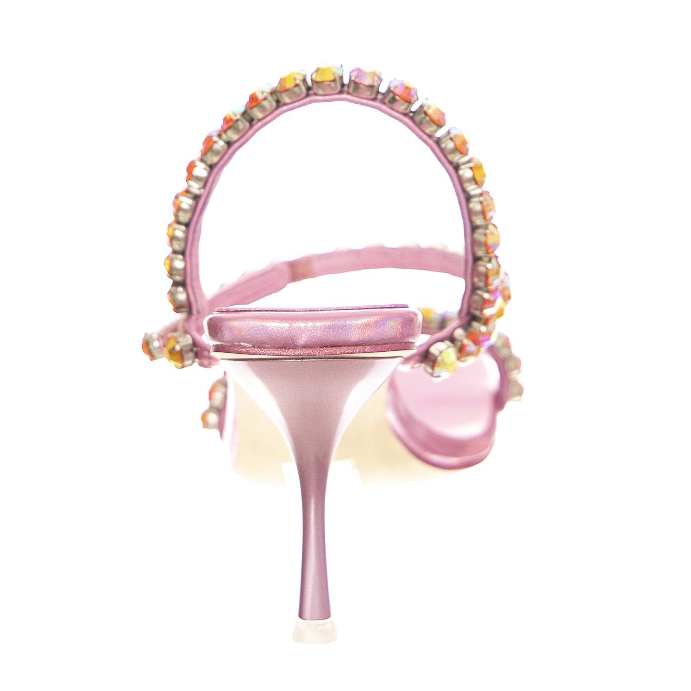 W' Saints Soft Pink Metallic Sandals - Sandali Donna Rosa JC-927-10-15  JEFFREY CAMPBELL 