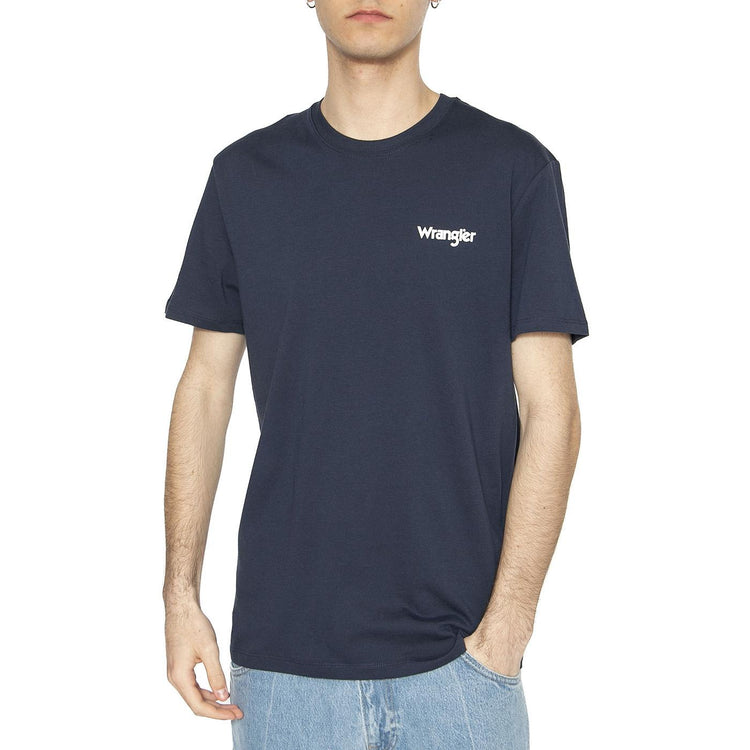 2-Pack Sign Off Tee White / Blue - Set Composto da Maglietta Girocollo Uomo Bianca + Maglietta Girocollo Uomo Blu 112321593  WRANGLER 