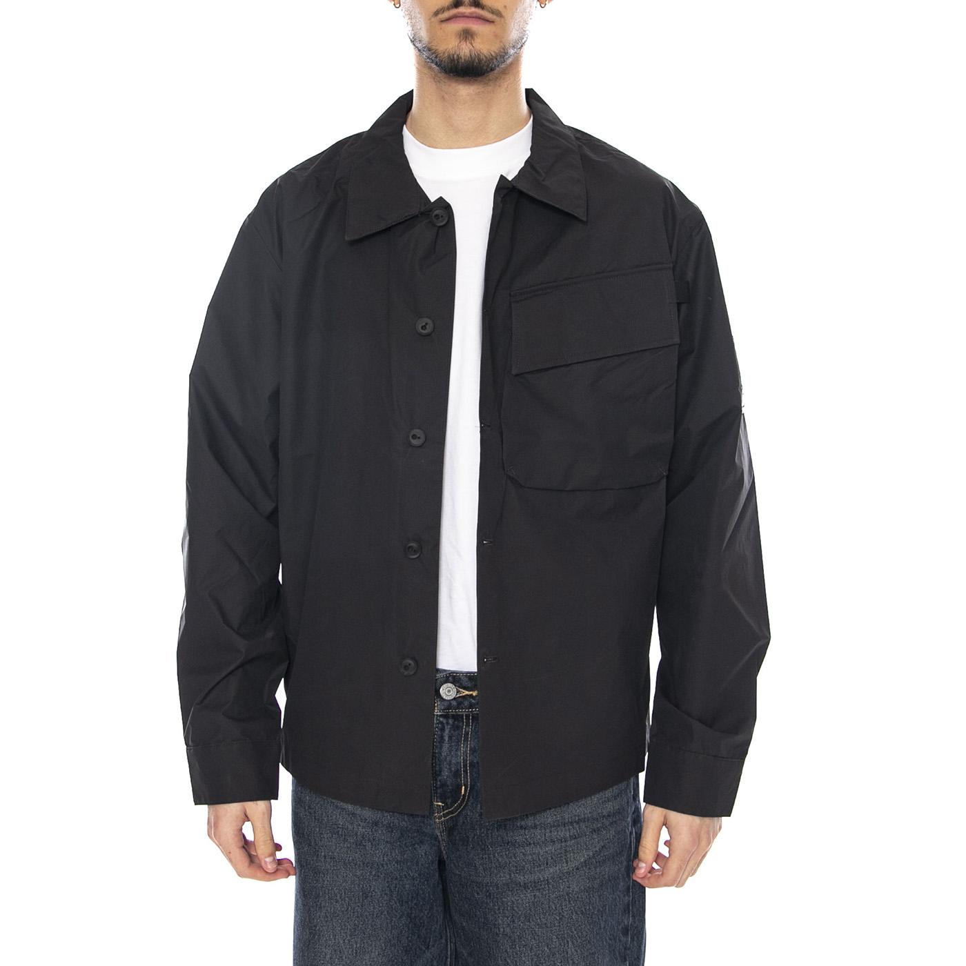 Force Overshirt Black - Giacca Uomo Nera OGQ004-Black . OFF GRID 