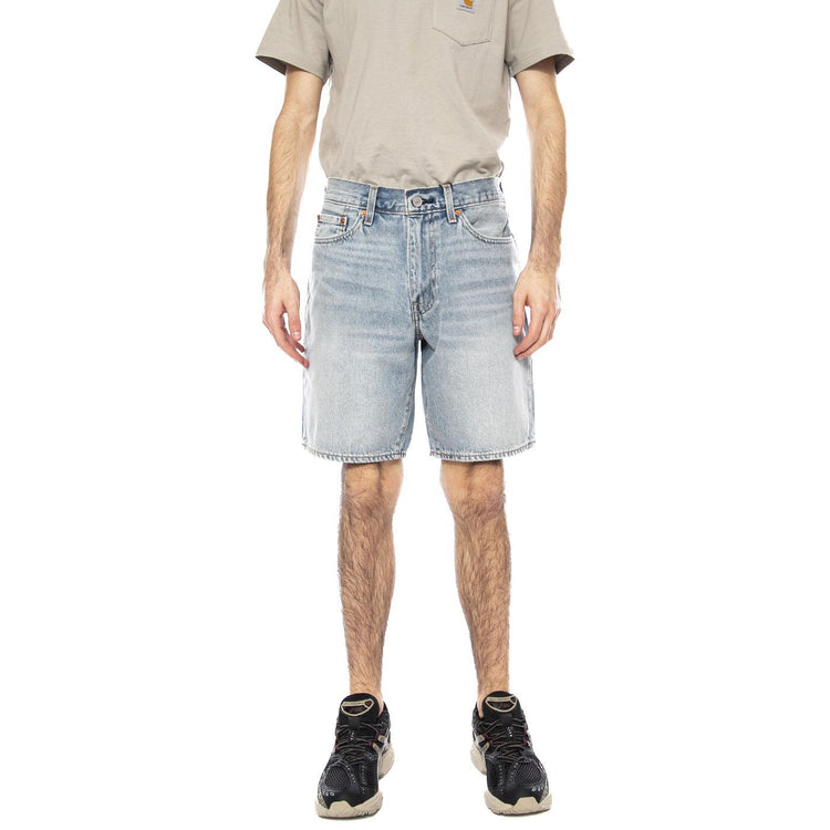 468 Loose Shorts - Light Workout Shorts - Bermuda Denim Jeans Uomo Blu A8461 0039 LEVIS 