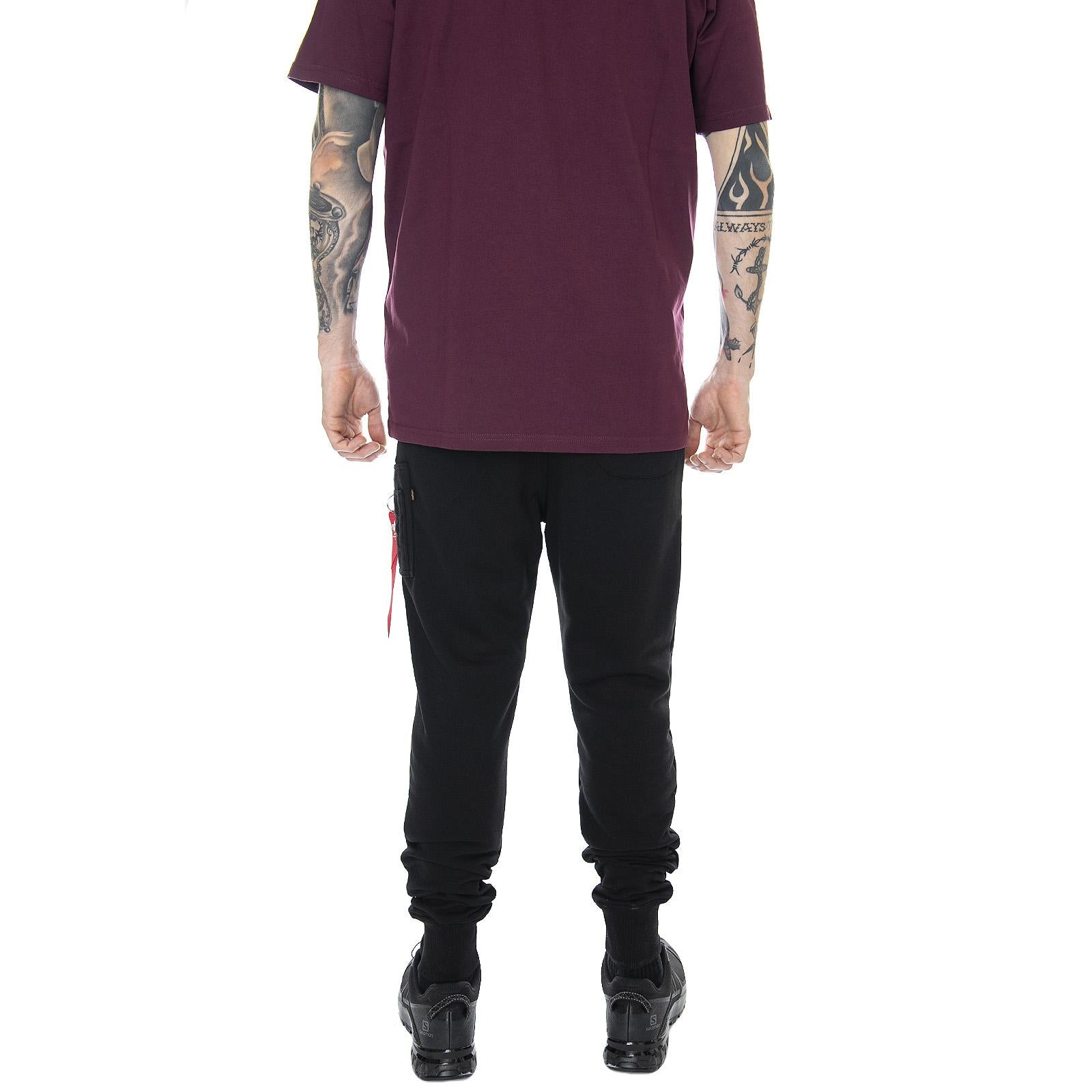 X-Fit Slim Cargo Pants - Black - Pantaloni Uomo Neri 178333-03  ALPHA INDUSTRIES 