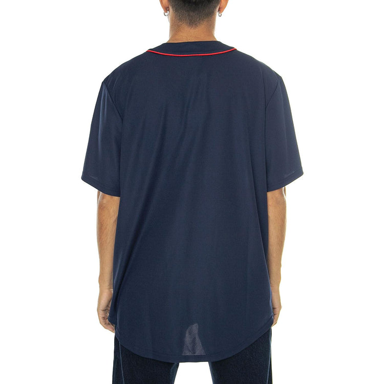 Boston Red Sox MLB Core Foundation Jersey Navy / Red - Camicia Maniche Corte Uomo Blu / Rossa 007N-4512-BQ-0IY . GENUINE 