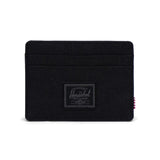 CHARLIE CARDHOLDER BLACK TONAL - Schwarze Geldbörse ACCESSOIRES HERSCHEL